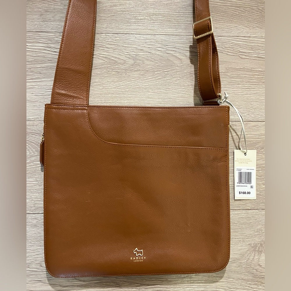 RADLEY LONDON Tan Leather Crossbody Bag
